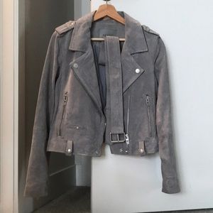 BLANKNYC Gray Suede Jacket